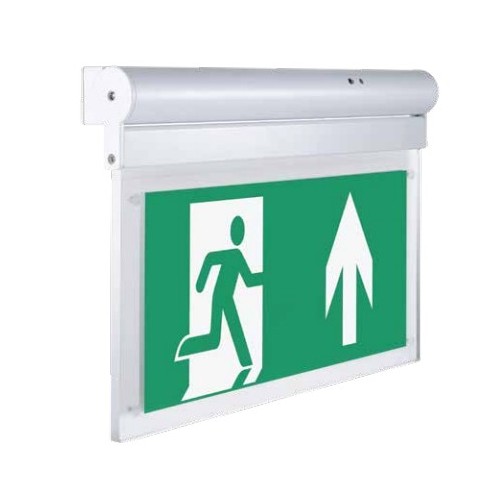 V-Tac wand- of plafondgemonteerd LED uitgangsbord - 2W, Samsung LED-chip, 140 lumen