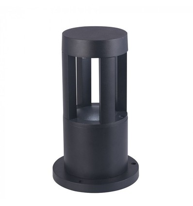 V-Tac 10W LED tuinlamp - Zwart, 25 cm, IP65, 230V