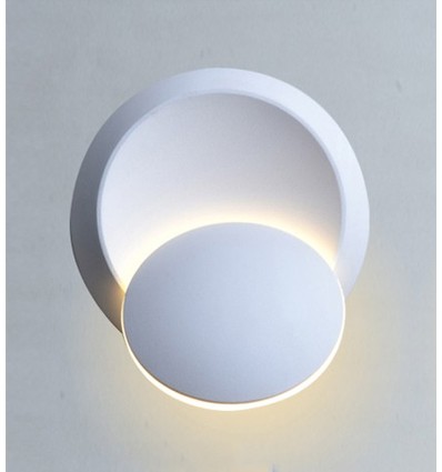 5W LED witte wandlamp - IP20 binnen, rond, draaibaar, incl. lichtbron