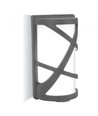 E27 Wandlamp - IP54 buiten, grijs, zonder lichtbron