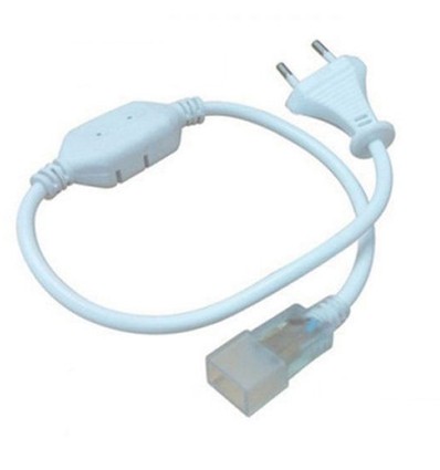 Stekker voor 8x16 Neon Flex LED - Inclusief eindkap, IP67, 230V