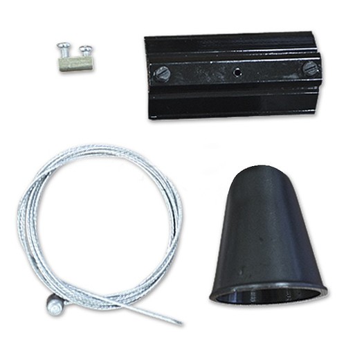 V-Tac draadophanging voor rails - Zwart, passend voor V-Tac rails, 3-fase