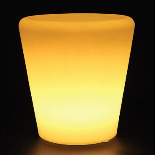 V-Tac RGB LED plantenpotverhoger - Oplaadbaar, met afstandsbediening, 28x28x29 cm