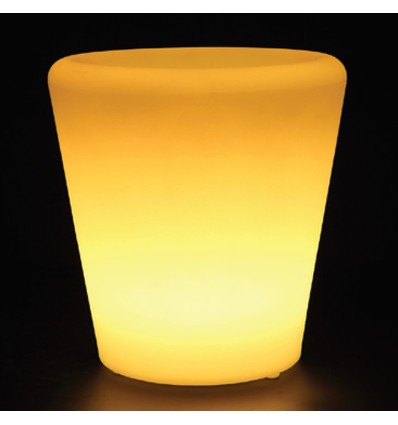 V-Tac RGB LED plantenpotverhoger - Oplaadbaar, met afstandsbediening, 28x28x29 cm