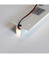 Troldtekt-rail 120 cm voor LED-strips - Verzonken, verlengbaar