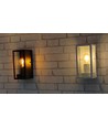 E27 Wandlamp - IP44 buiten, wit, zonder lichtbron