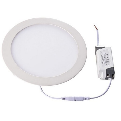 11W Ø20cm LED inbouwpanel - Gat: Ø18 cm, Afmetingen: Ø20 cm