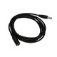 DC Verlengkabel - 1 m, voor LED-strips, 5V-24V, zwart