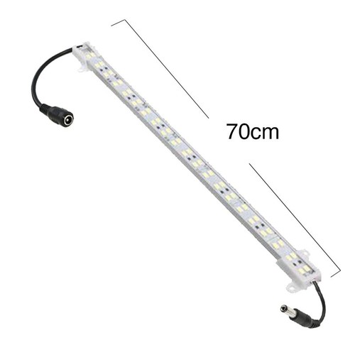 70 cm 4W Trap-aluminiumprofiel met LED-strip - 24V DC, IP65, met stekker