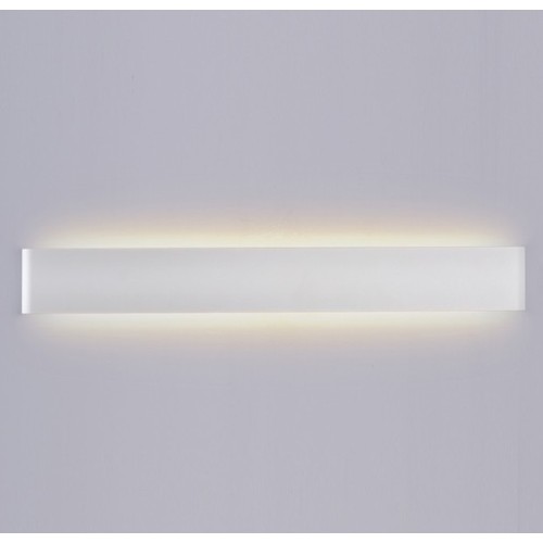 20W LED witte langwerpige wandlamp - IP44 buiten, indirect, incl. lichtbron