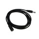 DC Verlengkabel - 3 m, voor LED-strips, 5V-24V, zwart