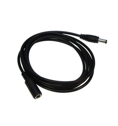 DC Verlengkabel - 3 m, voor LED-strips, 5V-24V, zwart