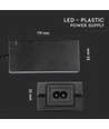 60W / 12V DC voeding voor LED strips - 5A, IP44 vochtige ruimtes