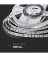 5m 4,8W/m LED-strip - IP20, 30 LED's per meter