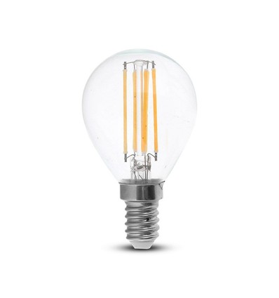 E14 4W LED kogellamp - Filament, P45