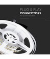 5m 8W/m LED-strip - 12V DC, 120 LED's per meter, 8mm breed
