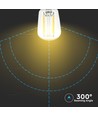 E14 2W LED koelkastlamp - ST26, filament