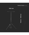 V-Tac Statief voor projectoren - Driepoot, zwart, Opvouwbaar