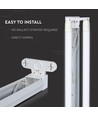 60cm T8 LED-armatuur - Voor 2x 60cm LED-buizen, IP20 binnenshuis