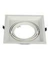 G53 AR111 inbouwspot - Wit, 17,4 x 17,4 cm