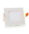 3W 8,4x8,4cm LED inbouwpanel - Gat: 7,3 x 7,3 cm, Afmetingen: 8,4 x 8,4 cm