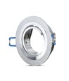MR16 of GU10 Downlight kit - Zonder lichtbron, geborsteld aluminium, Zaagmaat: Ø7,5 cm, Afmetingen: Ø9,1 cm
