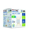 5W LED wandlamp - IP65 buiten, wit, vierkant, verstelbare stralingshoek, incl. lichtbron