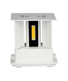 5W LED wandlamp - IP65 buiten, wit, vierkant, verstelbare stralingshoek, incl. lichtbron