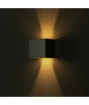 5W LED wandlamp - IP65 buiten, vierkant, grijs, verstelbare stralingshoek, incl. lichtbron