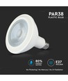 E27 12,8W LED spotlamp - PAR38, Samsung LED chip
