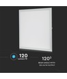 Outlet: 60x60 LED-paneel, 32W - 120lm/W, witte rand