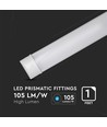 120cm 40W compleet LED-armatuur - 6 jaar garantie, 120lm/W