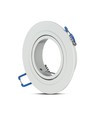 MR16 of GU10 Downlight kit, zonder lichtbron, mat wit, gatmaat: Ø7,5 cm, afmetingen: Ø9,1 cm