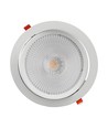 30W Ø22,5cm LED spotlight - Zaaggat: Ø19,5 cm, Afmetingen: Ø22,5 cm, 3 cm hoog, Samsung LED chip