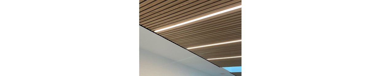 LED verlichting voor akoestische panelen