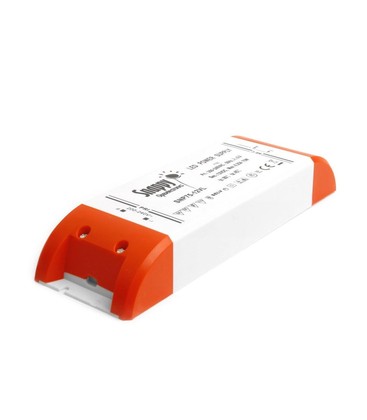 Een stabiele 12V DC LED driver geschikt voor het voeden van meerdere meubelspots tot 75 Watt.