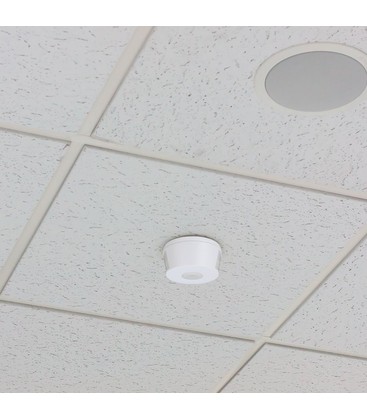 Opbouw PIR bewegingsmelder 360 graden gemonteerd aan het plafond.