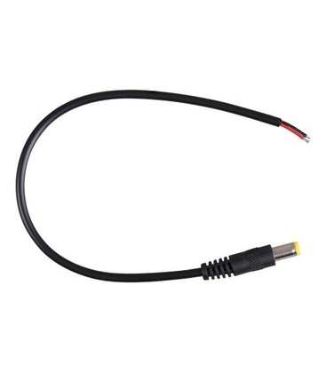 DC mannelijke stekker voor het voeden van een LED strip startpunt.